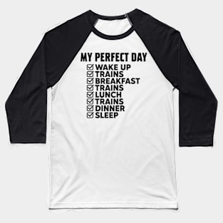 My Perfect Day Video Games Funny Cool Gamer Baseball T-Shirt